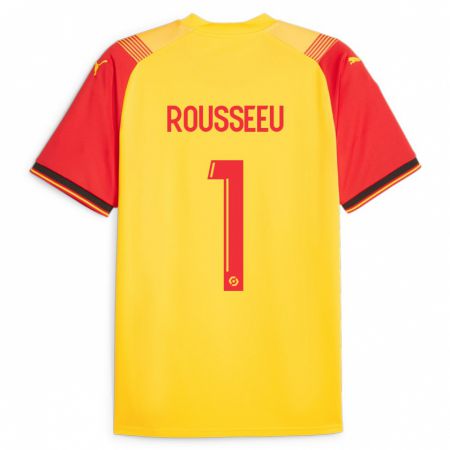 Kandiny Hombre Camiseta Justine Rousseeu #1 Amarillo 1ª Equipación 2023/24 La Camisa Chile