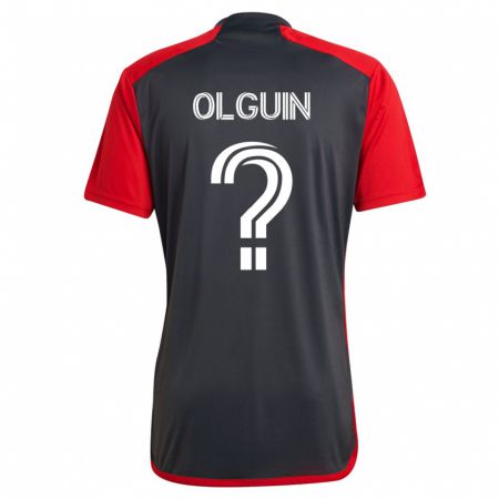 Kandiny Hombre Camiseta Lucas Olguin #0 Gris 1ª Equipación 2023/24 La Camisa Chile