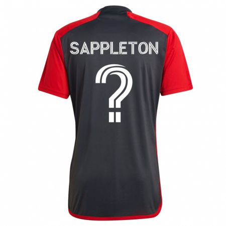 Kandiny Hombre Camiseta Spencer Sappleton #0 Gris 1ª Equipación 2023/24 La Camisa Chile