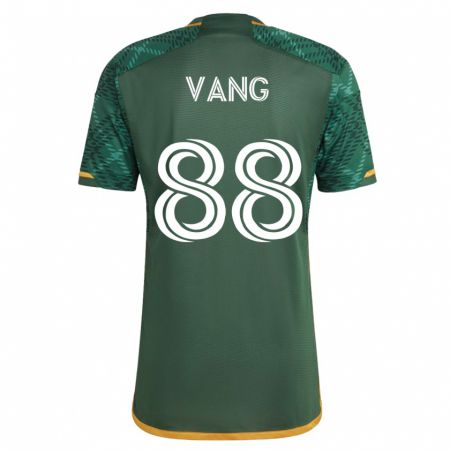 Kandiny Hombre Camiseta Michael Vang #88 Verde 1ª Equipación 2023/24 La Camisa Chile