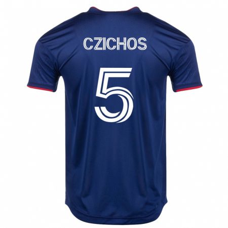 Kandiny Hombre Camiseta Rafael Czichos #5 Armada 1ª Equipación 2023/24 La Camisa Chile