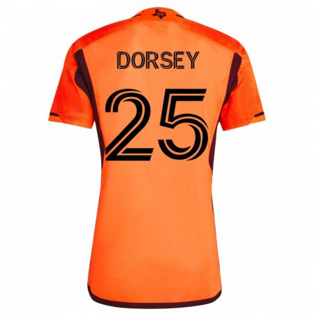 Kandiny Hombre Camiseta Griffin Dorsey #25 Naranja 1ª Equipación 2023/24 La Camisa Chile