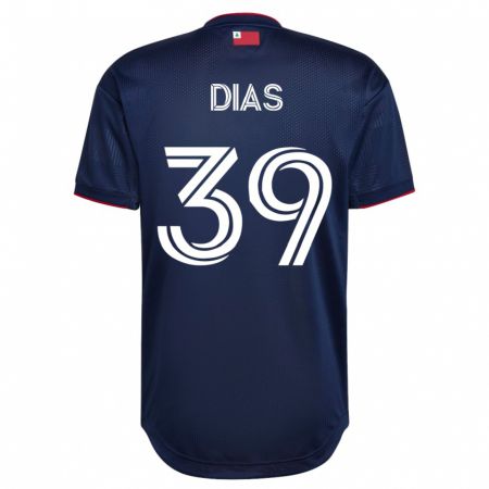 Kandiny Hombre Camiseta Marcos Dias #39 Armada 1ª Equipación 2023/24 La Camisa Chile