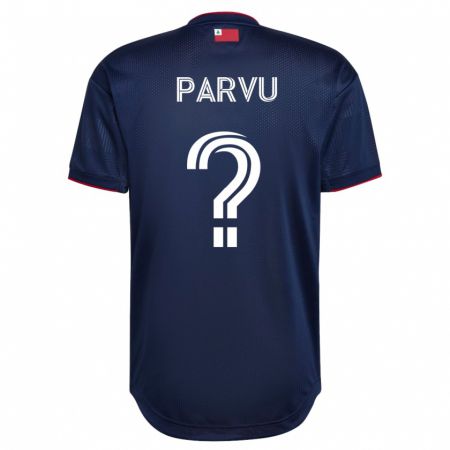 Kandiny Hombre Camiseta Alexandru Parvu #0 Armada 1ª Equipación 2023/24 La Camisa Chile
