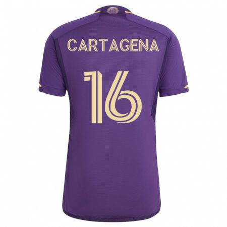 Kandiny Hombre Camiseta Wilder Cartagena #16 Violeta 1ª Equipación 2023/24 La Camisa Chile