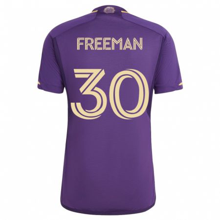 Kandiny Hombre Camiseta Alex Freeman #30 Violeta 1ª Equipación 2023/24 La Camisa Chile