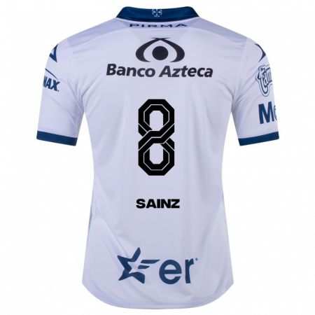 Kandiny Hombre Camiseta María Sainz #8 Blanco 1ª Equipación 2023/24 La Camisa Chile