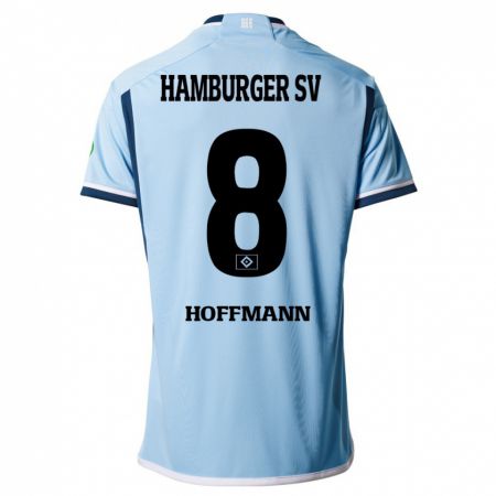 Kandiny Hombre Camiseta Nick Hoffmann #8 Azul 2ª Equipación 2023/24 La Camisa Chile