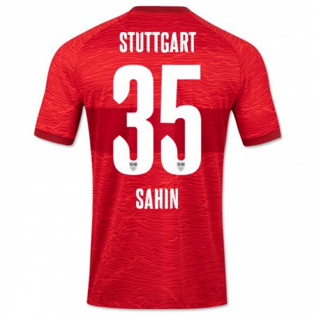 Kandiny Hombre Camiseta Mehmet Sahin #35 Rojo 2ª Equipación 2023/24 La Camisa Chile