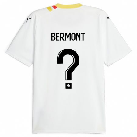 Kandiny Hombre Camiseta Anthony Bermont #0 Negro 2ª Equipación 2023/24 La Camisa Chile