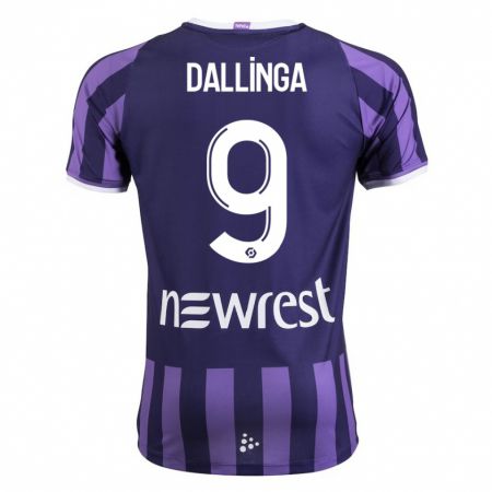 Kandiny Hombre Camiseta Thijs Dallinga #9 Morado 2ª Equipación 2023/24 La Camisa Chile