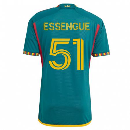 Kandiny Hombre Camiseta Ascel Essengue #51 Verde 2ª Equipación 2023/24 La Camisa Chile