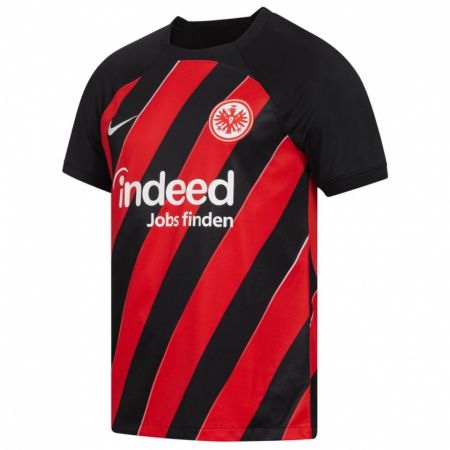Kandiny Mujer Camiseta Josef Haßfeld #0 Negro Rojo 1ª Equipación 2023/24 La Camisa Chile