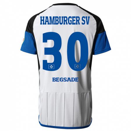 Kandiny Mujer Camiseta Soheil Begsade #30 Blanco 1ª Equipación 2023/24 La Camisa Chile