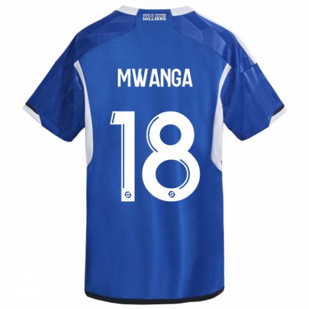 Kandiny Mujer Camiseta Junior Mwanga #18 Azul 1ª Equipación 2023/24 La Camisa Chile