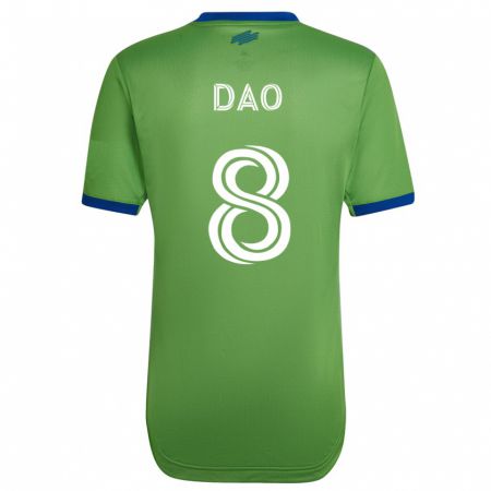 Kandiny Mujer Camiseta Kaylee Dao #8 Verde 1ª Equipación 2023/24 La Camisa Chile