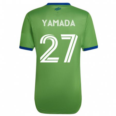 Kandiny Mujer Camiseta Hikari Yamada #27 Verde 1ª Equipación 2023/24 La Camisa Chile