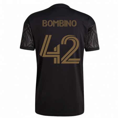 Kandiny Mujer Camiseta Luca Bombino #42 Negro 1ª Equipación 2023/24 La Camisa Chile