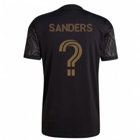 Kandiny Mujer Camiseta Adrian Sanders #0 Negro 1ª Equipación 2023/24 La Camisa Chile
