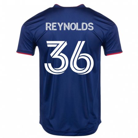 Kandiny Mujer Camiseta Justin Reynolds #36 Armada 1ª Equipación 2023/24 La Camisa Chile