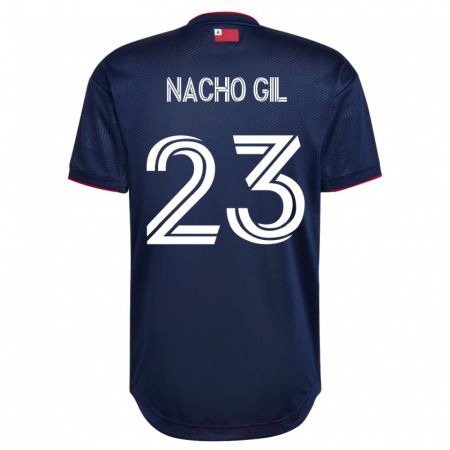 Kandiny Mujer Camiseta Nacho Gil #23 Armada 1ª Equipación 2023/24 La Camisa Chile