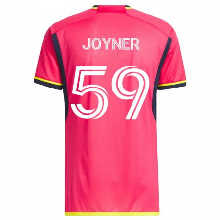 Kandiny Mujer Camiseta Mykhi Joyner #59 Rosa 1ª Equipación 2023/24 La Camisa Chile
