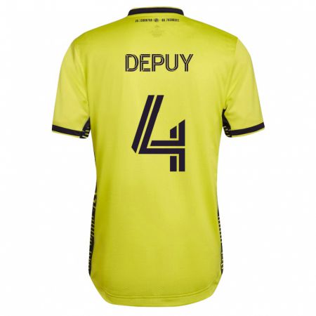 Kandiny Mujer Camiseta Nick Depuy #4 Amarillo 1ª Equipación 2023/24 La Camisa Chile