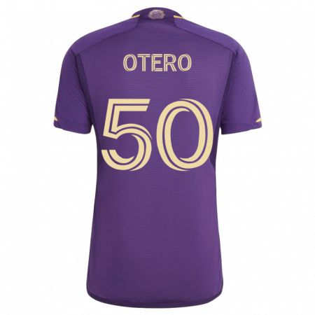 Kandiny Mujer Camiseta Javier Otero #50 Violeta 1ª Equipación 2023/24 La Camisa Chile