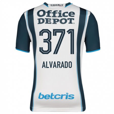 Kandiny Mujer Camiseta Brandon Alvarado #371 Armada 1ª Equipación 2023/24 La Camisa Chile