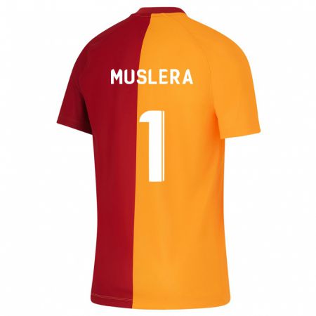 Kandiny Mujer Camiseta Fernando Muslera #1 Naranja 1ª Equipación 2023/24 La Camisa Chile