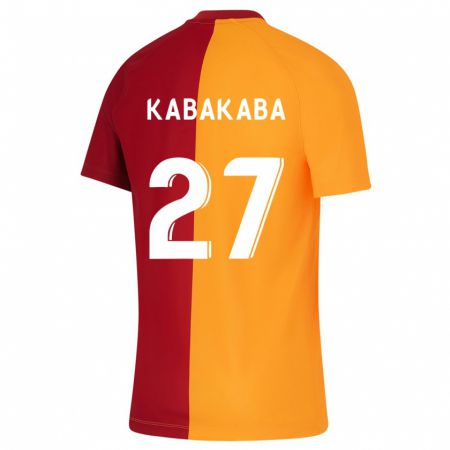 Kandiny Mujer Camiseta Naomie Kabakaba #27 Naranja 1ª Equipación 2023/24 La Camisa Chile