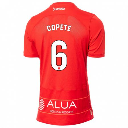 Kandiny Mujer Camiseta José Copete #6 Rojo 1ª Equipación 2023/24 La Camisa Chile