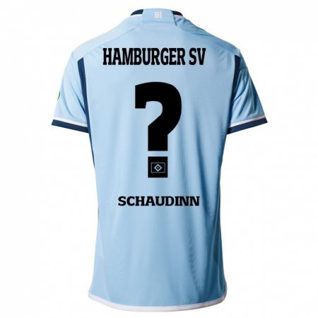 Kandiny Mujer Camiseta Timo Schaudinn #0 Azul 2ª Equipación 2023/24 La Camisa Chile