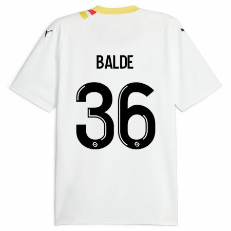 Kandiny Mujer Camiseta Ibrahima Baldé #36 Negro 2ª Equipación 2023/24 La Camisa Chile