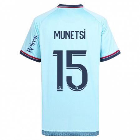 Kandiny Mujer Camiseta Marshall Munetsi #15 Cielo Azul 2ª Equipación 2023/24 La Camisa Chile