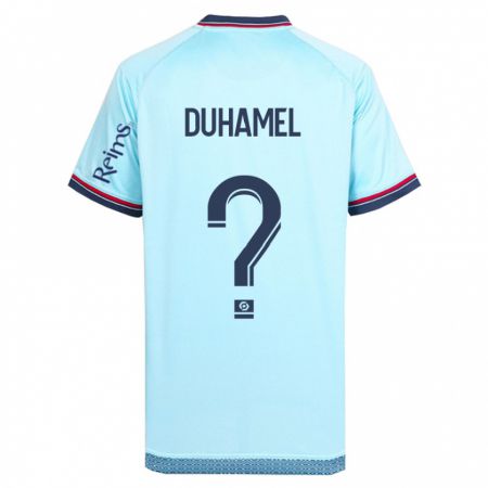 Kandiny Mujer Camiseta Lino Duhamel #0 Cielo Azul 2ª Equipación 2023/24 La Camisa Chile