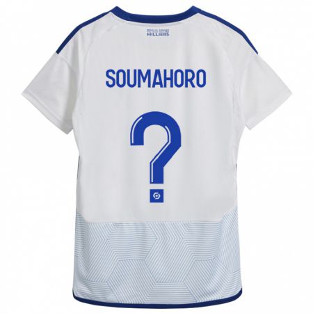 Kandiny Mujer Camiseta Mohamed Soumahoro #0 Blanco 2ª Equipación 2023/24 La Camisa Chile