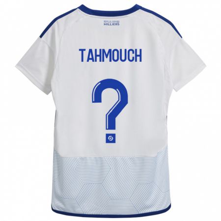 Kandiny Mujer Camiseta Mathieu Tahmouch #0 Blanco 2ª Equipación 2023/24 La Camisa Chile