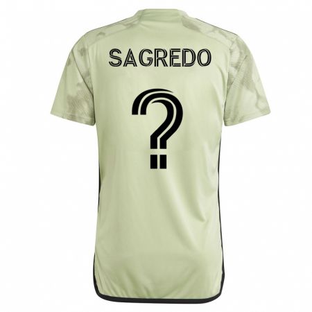 Kandiny Mujer Camiseta Giancarlo Sagredo #0 Verde 2ª Equipación 2023/24 La Camisa Chile