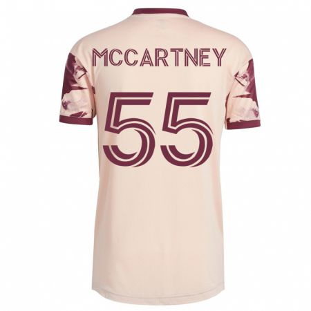 Kandiny Mujer Camiseta Dawson Mccartney #55 Blanquecino 2ª Equipación 2023/24 La Camisa Chile