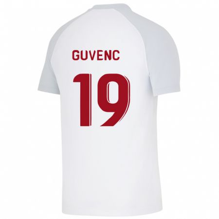 Kandiny Mujer Camiseta Günay Güvenç #19 Blanco 2ª Equipación 2023/24 La Camisa Chile