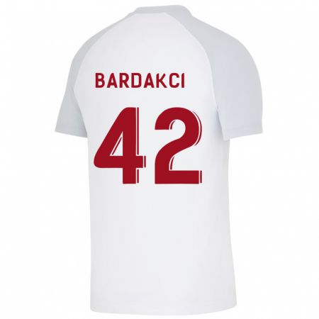 Kandiny Mujer Camiseta Abdülkerim Bardakcı #42 Blanco 2ª Equipación 2023/24 La Camisa Chile