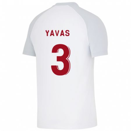 Kandiny Mujer Camiseta Arda Yavas #3 Blanco 2ª Equipación 2023/24 La Camisa Chile