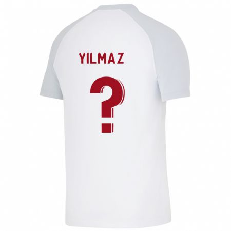 Kandiny Mujer Camiseta Berat Yilmaz #0 Blanco 2ª Equipación 2023/24 La Camisa Chile