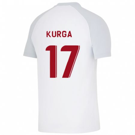 Kandiny Mujer Camiseta Handan Kurğa #17 Blanco 2ª Equipación 2023/24 La Camisa Chile