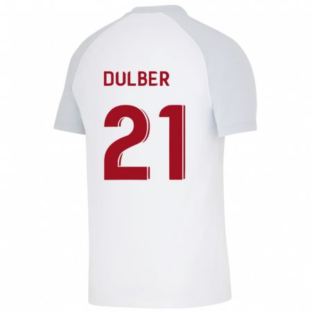 Kandiny Mujer Camiseta Didem Dülber #21 Blanco 2ª Equipación 2023/24 La Camisa Chile