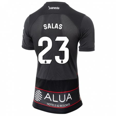 Kandiny Mujer Camiseta Jan Salas #23 Negro 2ª Equipación 2023/24 La Camisa Chile