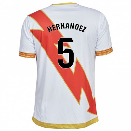 Kandiny Niño Camiseta Aridane Hernández #5 Blanco 1ª Equipación 2023/24 La Camisa Chile