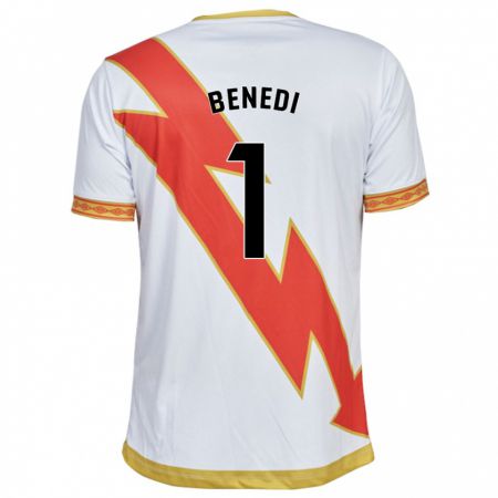 Kandiny Niño Camiseta Miguel Benedi #1 Blanco 1ª Equipación 2023/24 La Camisa Chile