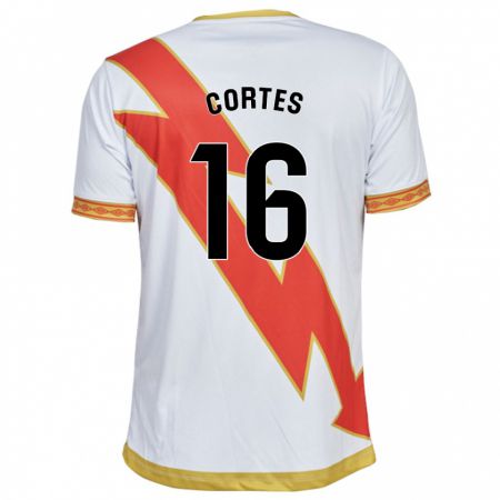 Kandiny Niño Camiseta José Cortés #16 Blanco 1ª Equipación 2023/24 La Camisa Chile